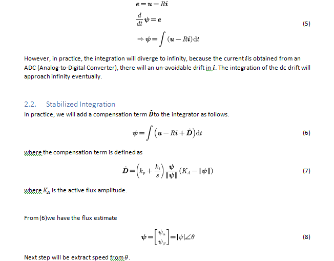 The Student is Expected to Develop,Design, Analyze and Program a new Sensorless Motor Control Algorithm: Sensorless Control of AC Machine Thesis Writing