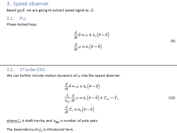 The Student is Expected to Develop,Design, Analyze and Program a new Sensorless Motor Control Algorithm: Sensorless Control of AC Machine Thesis Writing