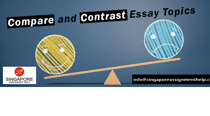 college level compare and contrast essay topics