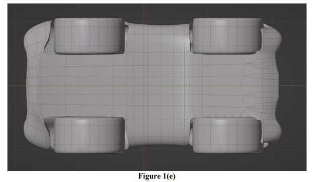 Using the Blender Mesh modelling techniques, construct a classic push tin toy “Plastic Car” to resemble the one below in the sample images.