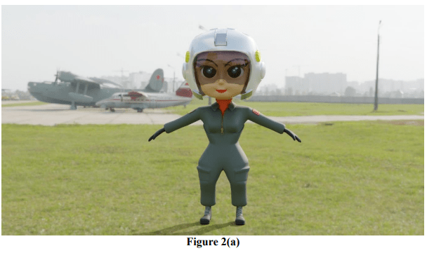 In this practical question, employ or use any modelling techniques you have learned so far to model this Chibi character “Pilot Girl”.