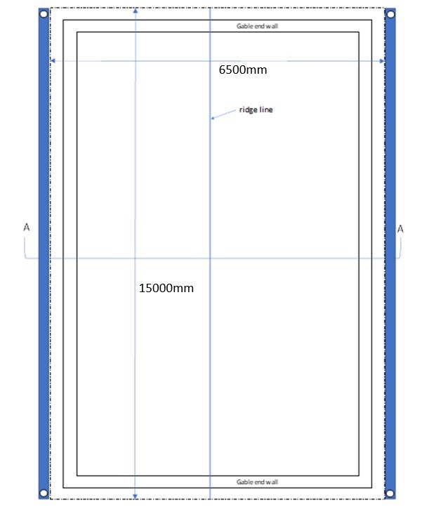 Plan of Pitch Tiled Roof