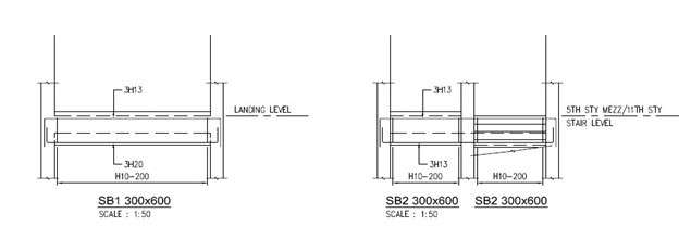 QSM301 ECA Figure Q3.5: Beam Details (NTS)