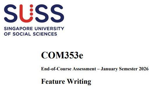 COM353e Feature Writing ECA 2026