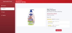 The product in the Product Detail page